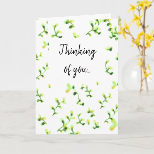 denk aan jou kaart (Gele Bloem)