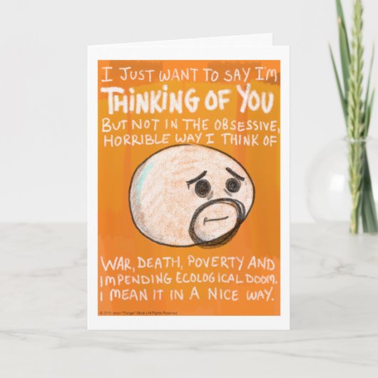 Denk aan jou kaart (Voorkant)