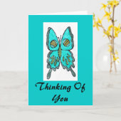 Denk aan jou kaart (Gele Bloem)