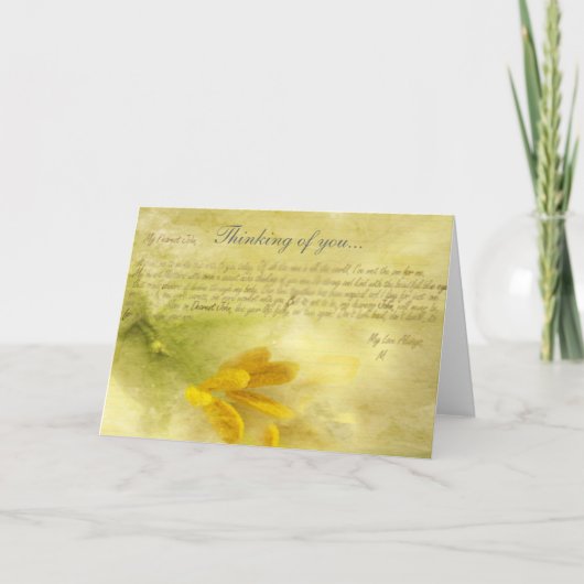 Denk aan jou... kaart (Voorkant)