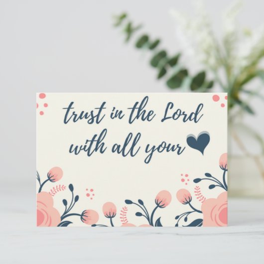 Denk aan jou kaart (Staand voorkant)