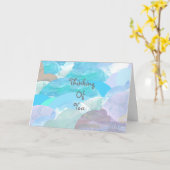 Denk aan jou kaart (Gele Bloem)