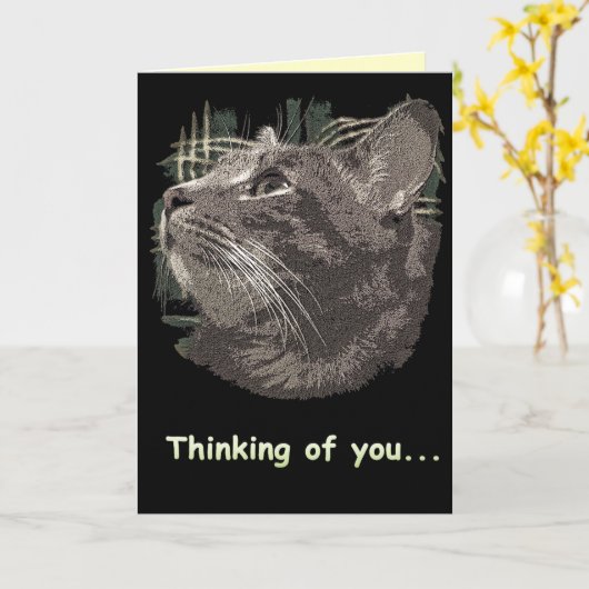 Denk aan jou kaart (Gele Bloem)