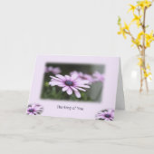 Denk aan jou kaart (Gele Bloem)