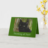 Denk aan jou! kaart (Gele Bloem)