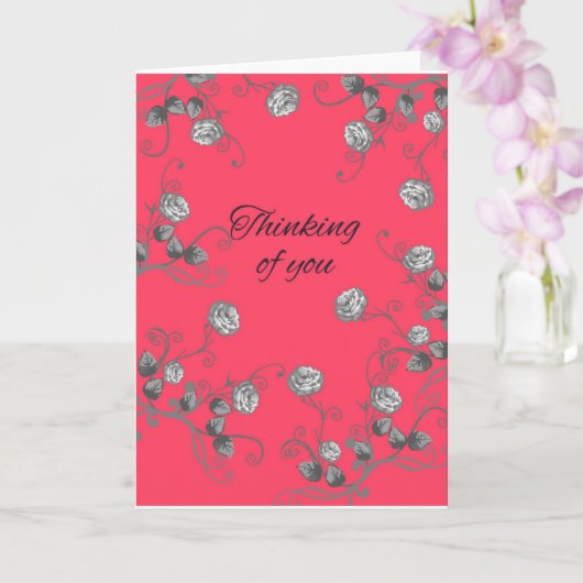 Denk aan jou kaart (Orchidee)