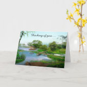 Denk aan jou kaart (Gele Bloem)