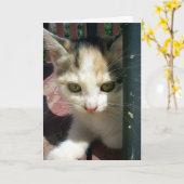 Denk aan jou kaart (Gele Bloem)