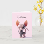 Denk aan jou kaart (Gele Bloem)