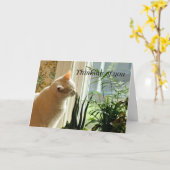 Denk aan jou. kaart (Gele Bloem)