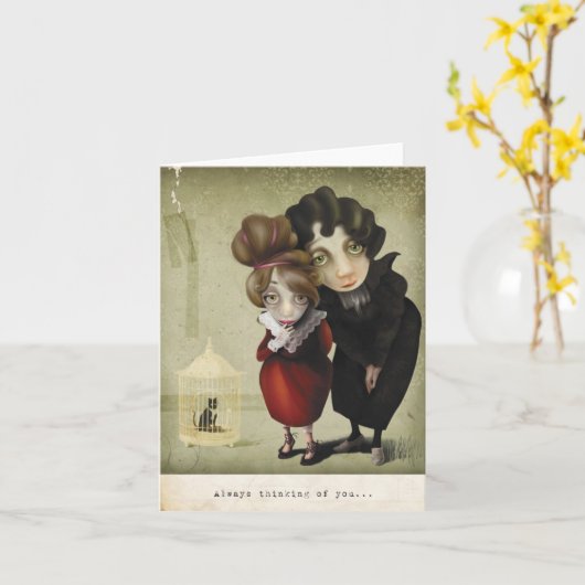 Denk aan jou... kaart (Gele Bloem)