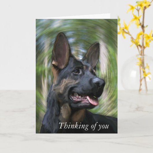 Denk aan jou kaart (Gele Bloem)