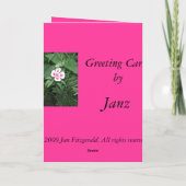 Denk aan jou kaart (Achterkant)