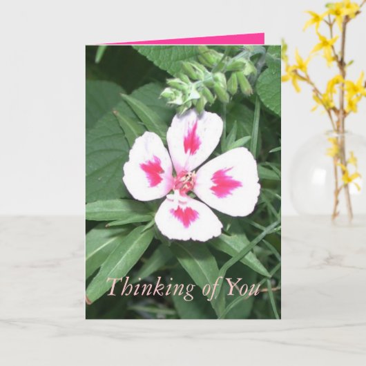 Denk aan jou kaart (Gele Bloem)