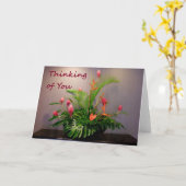 Denk aan jou kaart (Gele Bloem)