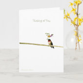 Denk aan jou kaart (Gele Bloem)