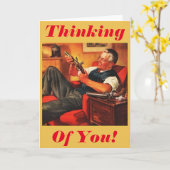 Denk aan jou! kaart (Gele Bloem)