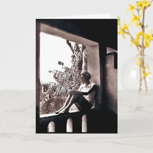 Denk aan jou kaart (Gele Bloem)