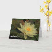 Denk aan jou kaart (Gele Bloem)