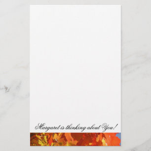 Denk aan jou! kantoorartikelen op maat herfst briefpapier