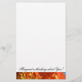 Denk aan jou! kantoorartikelen op maat herfst briefpapier