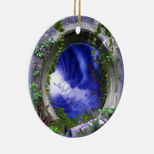 Denk aan jou keramisch ornament (Rechts)