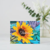 Denk aan jou Kleurrijke Hallo Postkaart (Staand voorkant)