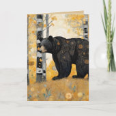 Denk aan jou, knuffel van een beer kaart (Voorkant)