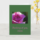 Denk aan jou, mam kaart (Gele Bloem)