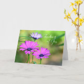 Denk aan jou met bloemen kaart (Gele Bloem)