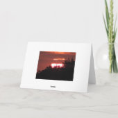 Denk aan jou | Mooie zonsondergang Kaart (Achterkant)