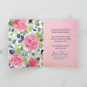 Denk aan jou na de operatie, met kalligrafie kaart (Binnen)