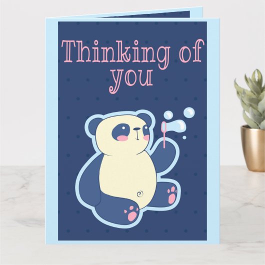 DENK AAN JOU PANDA KAART (Kleine Plant)