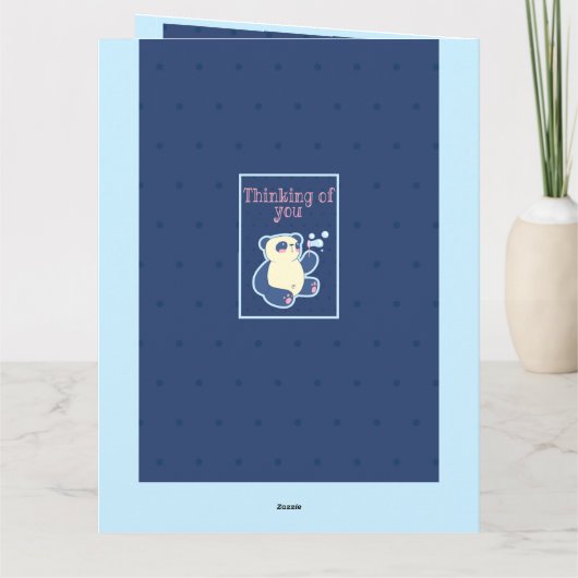 DENK AAN JOU PANDA KAART (Achterkant)