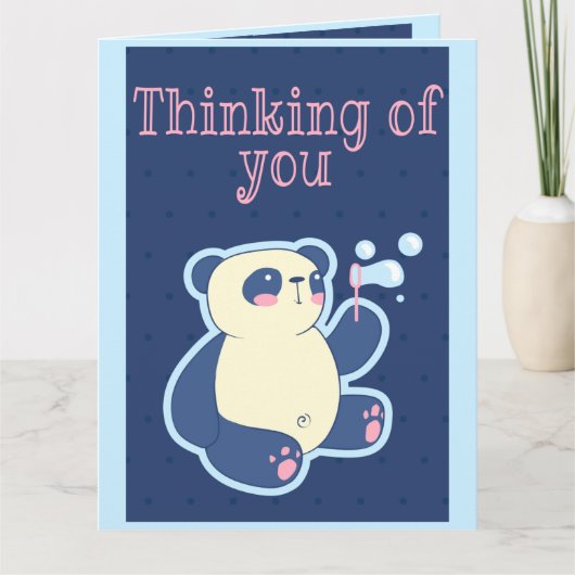 DENK AAN JOU PANDA KAART (Voorkant)