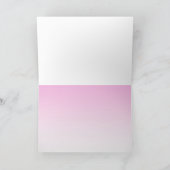 Denk aan jou, Pink Lily Kaart (Binnen)