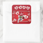 Denk Aan Jou Poodle Sticker Labels (Tas)