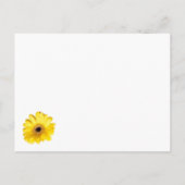 Denk aan jou rode en gele Gerber-margrieten Briefkaart (Achterkant)