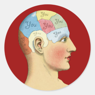 Denk aan jou ronde sticker