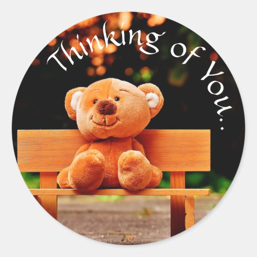 Denk aan jou ronde sticker (Voorkant)