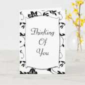 Denk aan jou - Sympathy Card Kaart (Gele Bloem)