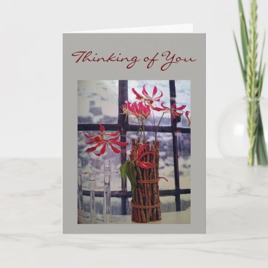 **DENK AAN JOU** THANKSGIVING KAART (Voorkant)