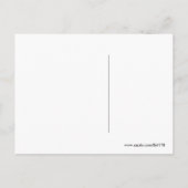 Denk Aan Jou Vervuild Hart Roze Sjabloon  Briefkaart (Achterkant)