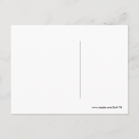 Denk Aan Jou Vervuild Hart Roze Sjabloon  Briefkaart (Achterkant)