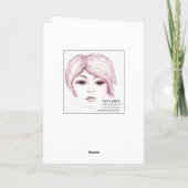 Denk aan jou, Victoriaans thema, blanco kaart (Achterkant)