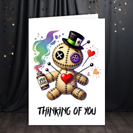 Denk Aan Jou Voodoo Pop Greeting Kaart