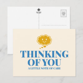 Denk Aan Jou Vriendschap Aanmoedigingskaart Briefkaart