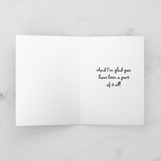 Denk aan jou, Vriendschapsondersteuning Kaart (Binnen)