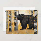 Denk Aan Jou Zachte Beer Knuffel Briefkaart (Voorkant / Achterkant)