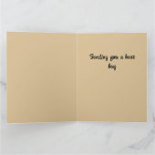 Denk Aan Jou Zachte Beer Knuffel Kaart (Binnen)